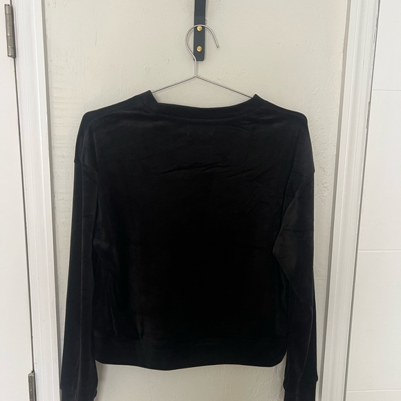 Juicy Couture Black Pullover with Sparkling Logo NWOT. - Picture 2 of 2
